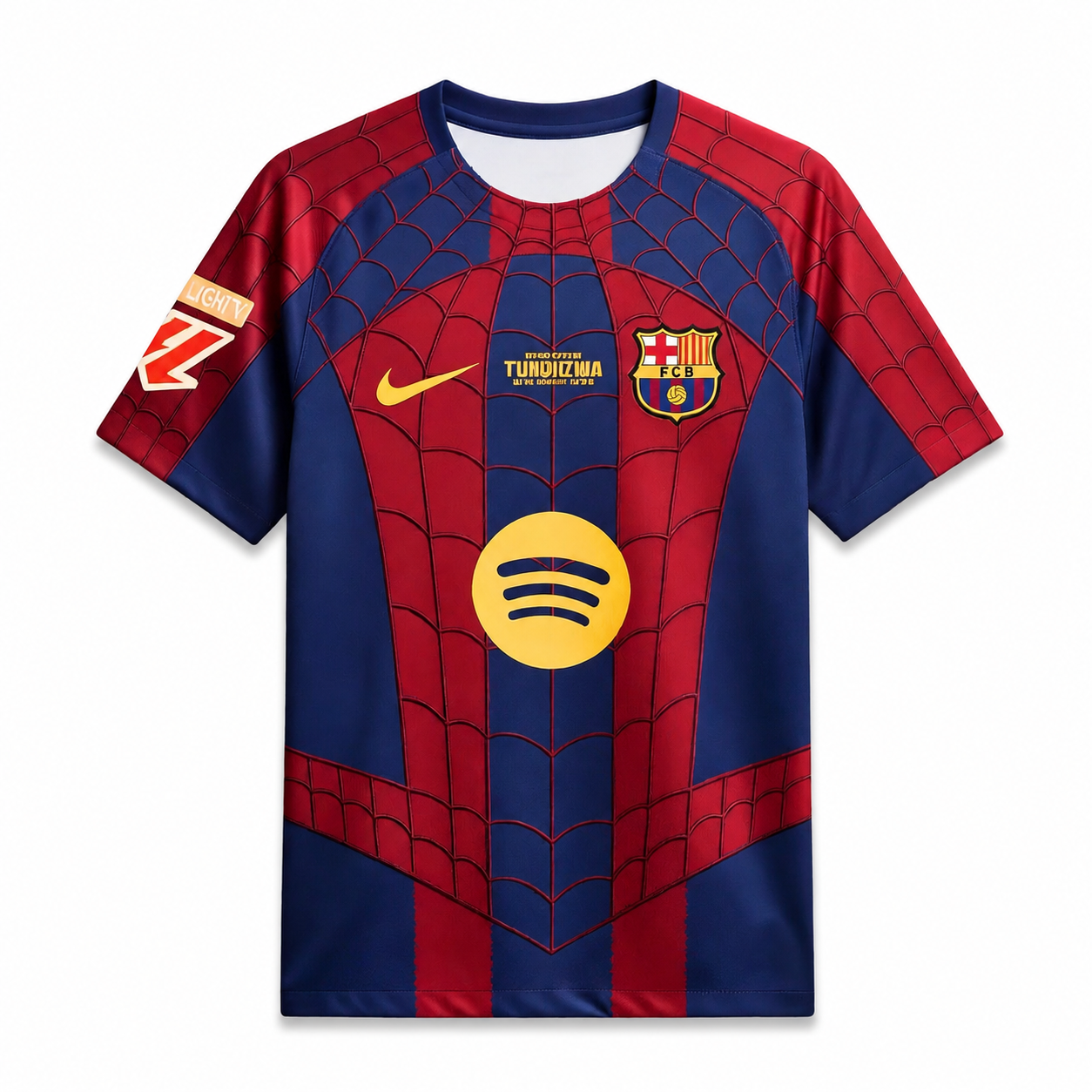 Barca X Spidy custom made jersey