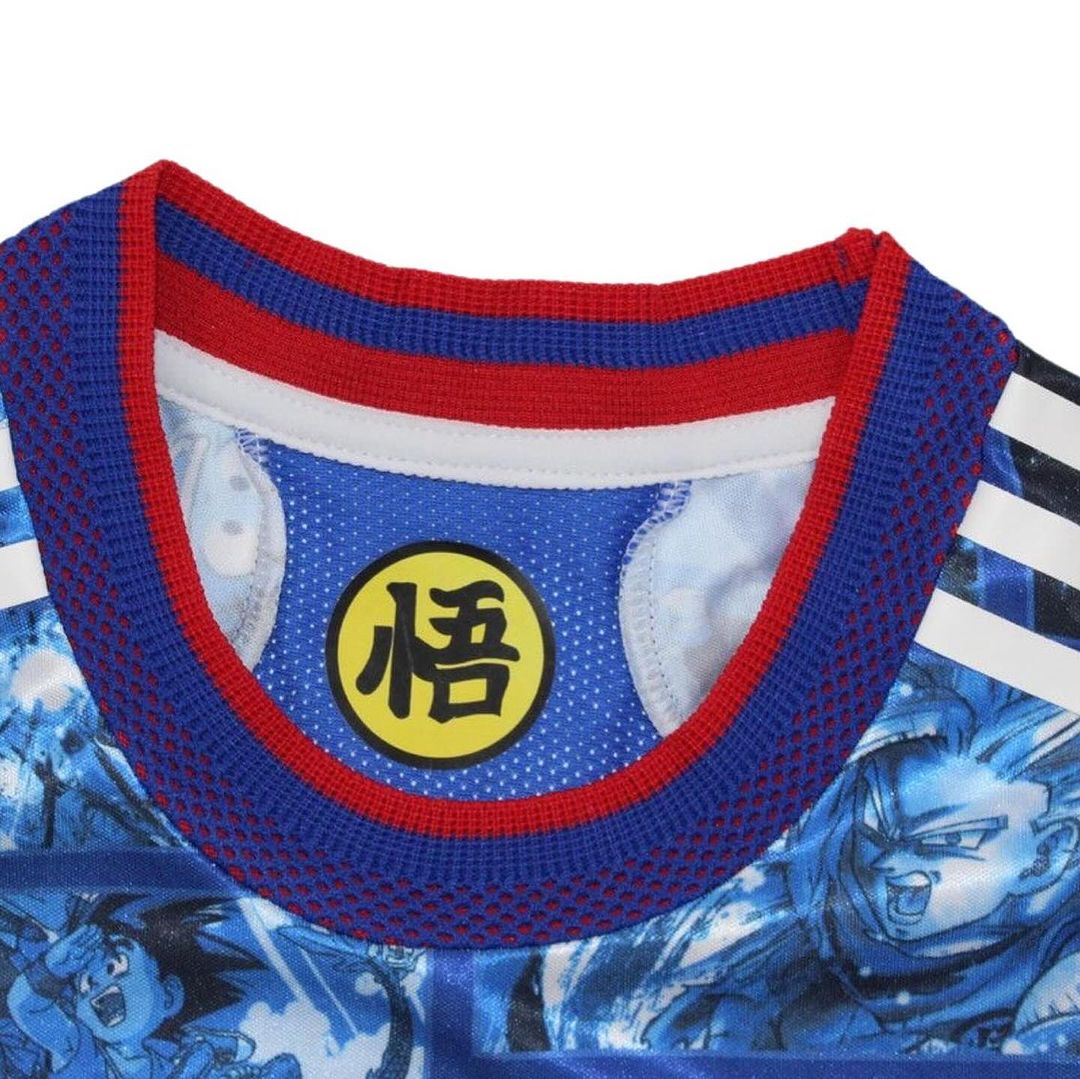 DRAGON BALL x Japan football jersey