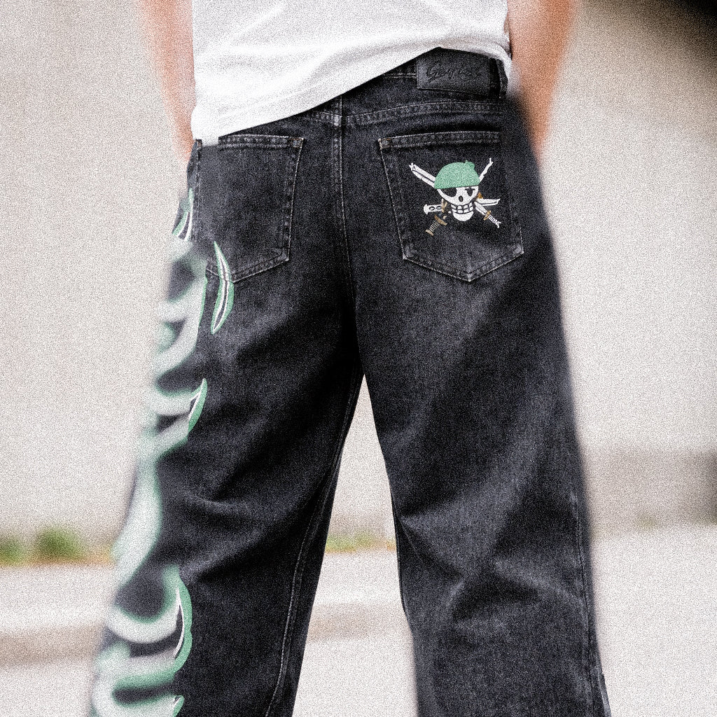 Zoro Slash Baggy Denim